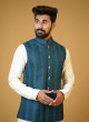 Green Wedding Wear Readymade Nehru Jacket